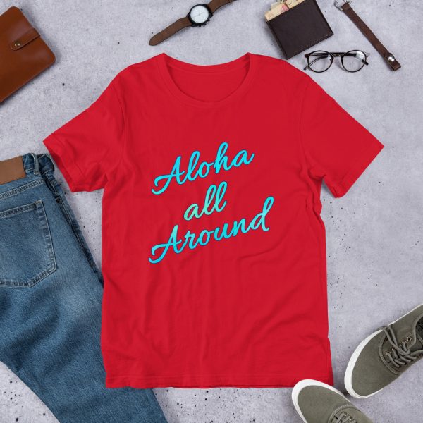 Aloha all Around Short-Sleeve T-Shirt XS-3XL Tee - Image 7